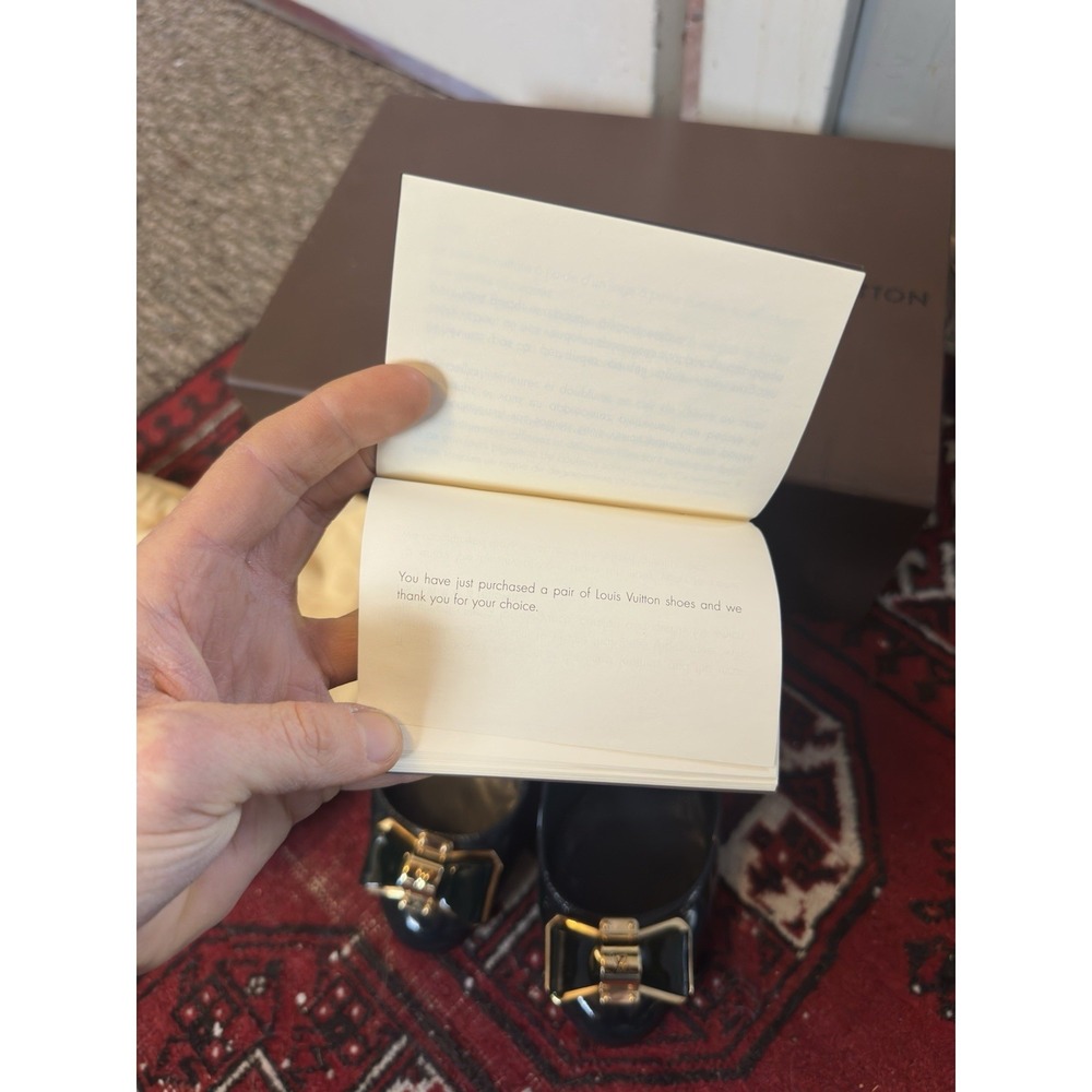 Louis Vuitton Patent Leather Bow Pumps Green Size 38 - Picture 7 of 7